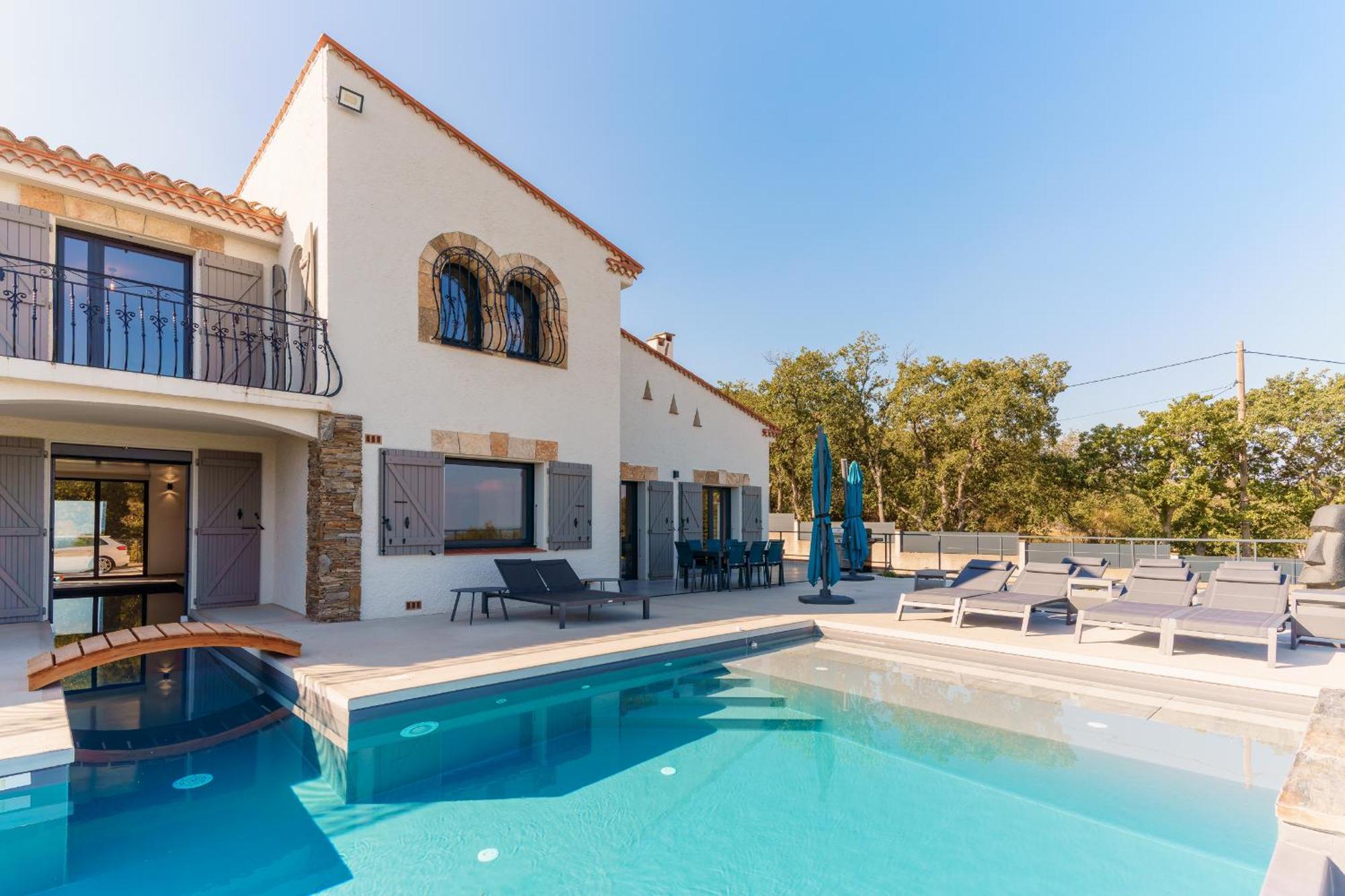 Mas Sureda - Evasion Luxueuse Avec Vue Panoramique Villa Argeles-sur-Mer Exterior photo