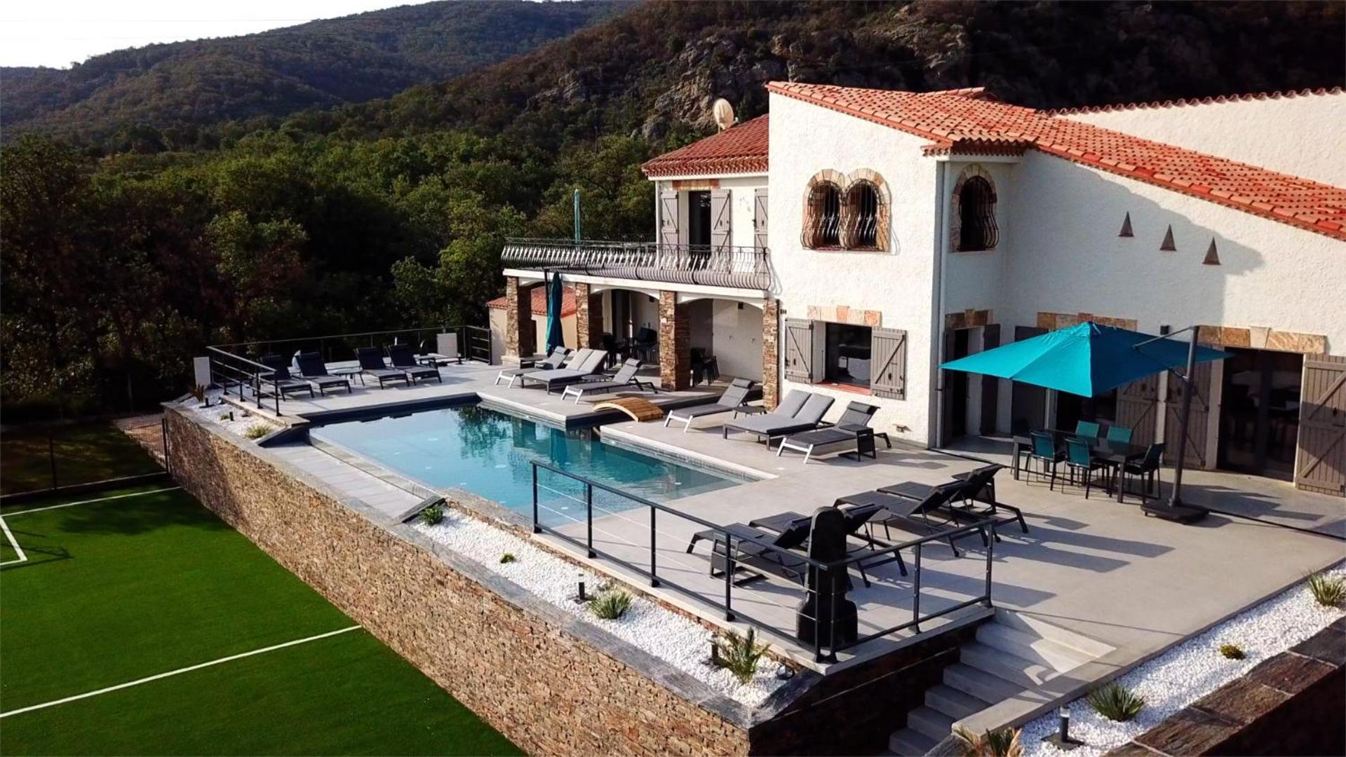 Mas Sureda - Evasion Luxueuse Avec Vue Panoramique Villa Argeles-sur-Mer Exterior photo